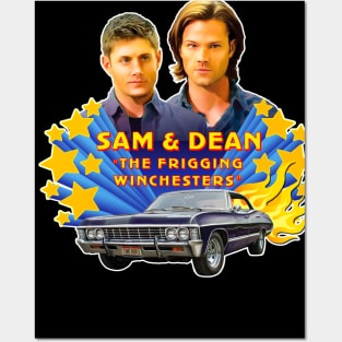 Sam & Dean Vintage Style Posters and Art